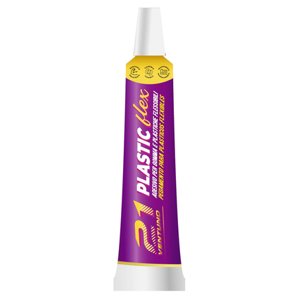 Colla 21 Plastic Flex – Adesivo a Contatto per Plastiche e Gomme Flessibili PVC ABS – Trasparente – Tubetto 20 ml 21 Campania