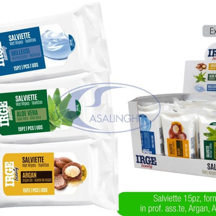 Salviette Profumate 15 Pz Beauty Irge Per Detergere Irge