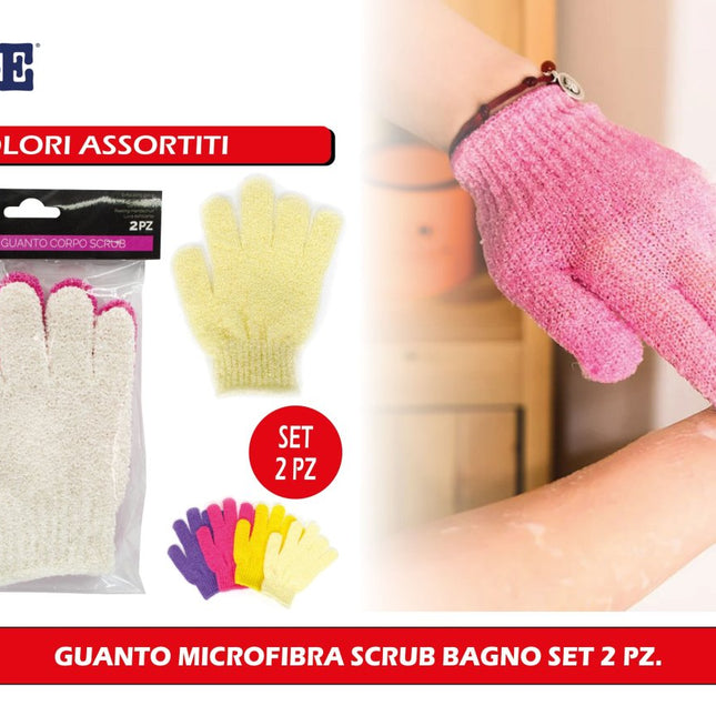 GUANTO MICROFIBRA SCRUB BAGNO Irge