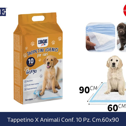 TAPPETINO/TRAVERSA X ANIMALI CONF. 10 PZ. CM.60X90 Irge
