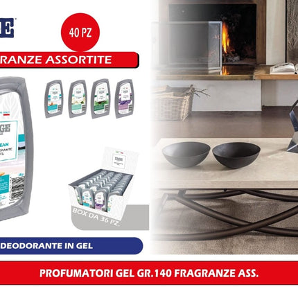 Irge Profumatori Gel Gr.140 Fragranze Ass. Irge