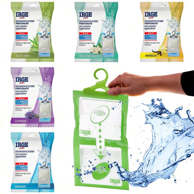 Irge Deumidificatore Con Appendino 500Ml Anti-Umidità Irge