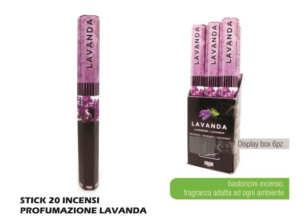 Irge INCENSO LAVANDA 20 STICK Irge