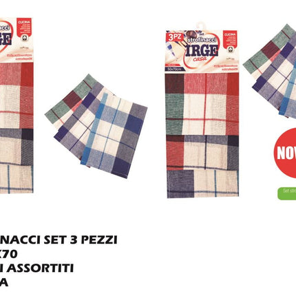 Strofinaccio Melissa Conf. 3 Pz. Cm.50X71 Irge