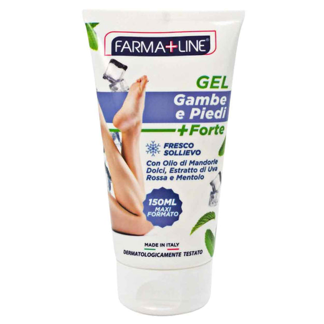 Farmaline Gel Gambe Stanche 150 Ml – Effetto Ghiaccio Rinfrescante Con Mentolo E Vite Rossa