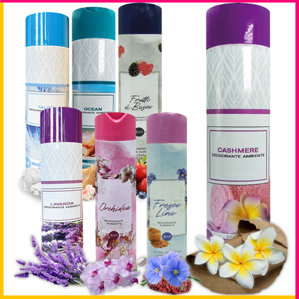 Irge Profumatore Spray Ambiente 300Ml 4 In 1 Fragranze Eleganti Per Casa Ufficio Auto