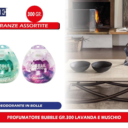 Irge PROFUMATORE BUBBLE GR.300 LAVANDA E MUSCHIO Irge