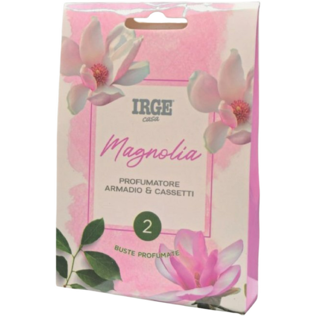 Sacchetti Profumati IRGE – Set 2 Pezzi, Scegli la Tua Essenza Floreale! Magnolia Irge