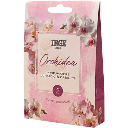 Sacchetti Profumati IRGE – Set 2 Pezzi, Scegli la Tua Essenza Floreale! Orchidea Irge