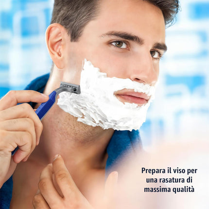 Irge Rasoi Usa e Getta per Uomo | Rasoio 3 Lame con Striscia Lubrificante Aloe Vera e Vitamina E Irge