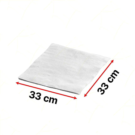 Carind Fazzoletti Tovaglioli Carta Monouso: Maxi Scorta 400 Pezzi, 33X33Cm, 1 Velo Cellulosa