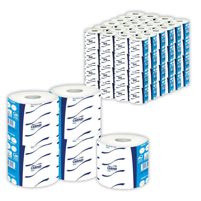 Carind Carta Igienica Fascettata: Set 24X4 Rotoli