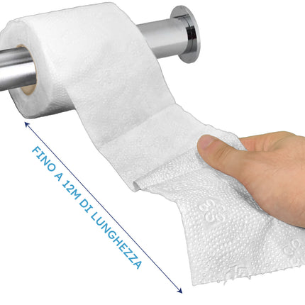 Carta Igienica Carind Dynamic 10 in Pura Cellulosa - Maxi Scorta 120 Rotoli (10x12) Carind