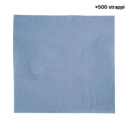 Carind Rotoloni Rotoli Di Carta Grande Blu, 2 Pezzi, 150M, Super Assorbente, 3 Veli, Cellulosa - Bobina 500+ Strappi, Dimensioni Strappo 30X26H Cm