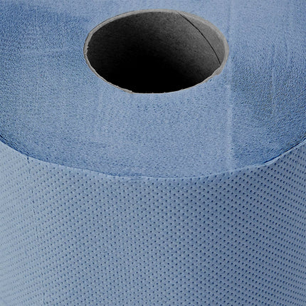 Carind Rotoloni Rotoli Di Carta Grande Blu, 2 Pezzi, 150M, Super Assorbente, 3 Veli, Cellulosa - Bobina 500+ Strappi, Dimensioni Strappo 30X26H Cm