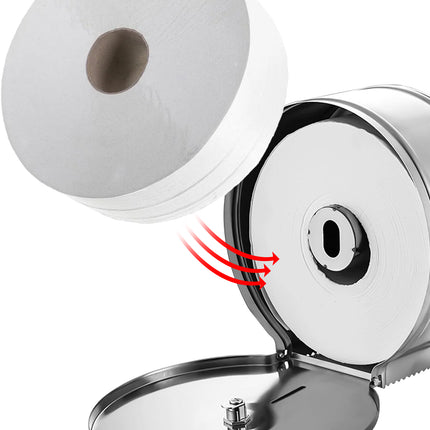 Carind Carta Igienica Maxi Jumbo: 6 Rotoli Doppia Velo 320M Cellulosa Per Dispenser Industriali