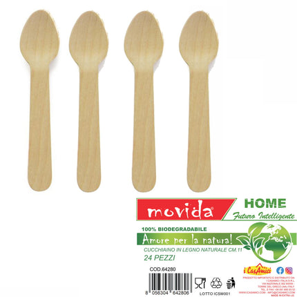Movida Legno Cucchiaino 24Pz 64281 I CasaAmici