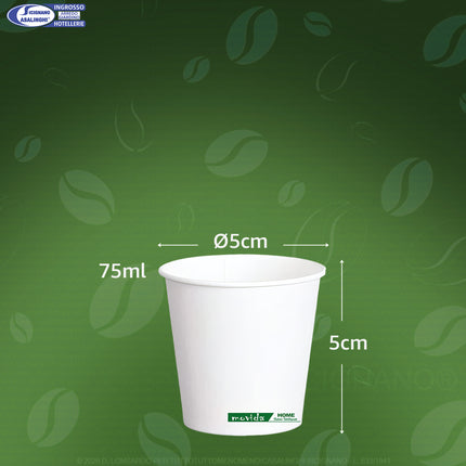 Bicchiere Carta Caffè Bio 75ml Col. Home I CasaAmici
