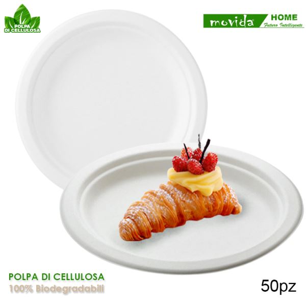Piatti Frutta Cm.18 Conf. 50 Pz. Bio I CasaAmici