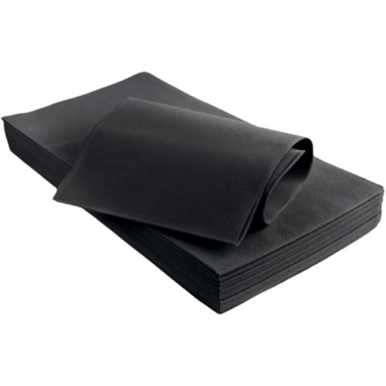 Tovaglia Coprimacchia Monouso in TNT, Set da 25 Pezzi, Blu, Rettangolare, per Ristoranti Feste e Catering, Indoor Nero 100x100 cm I CasaAmici