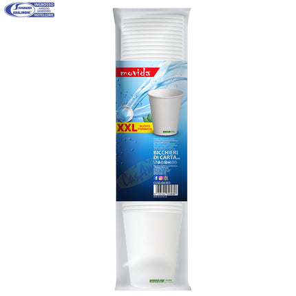Bicchiere Carta Acqua Bio Bianco 210/300ml I CasaAmici