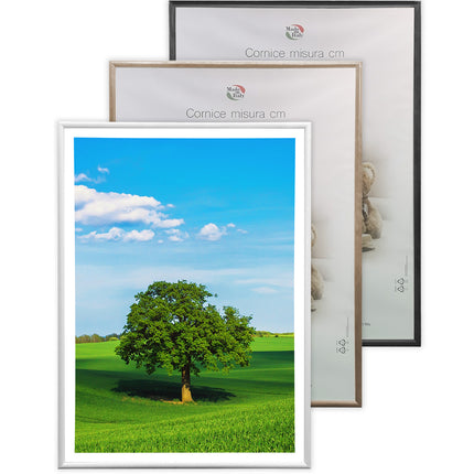 Sicignano Cornice Portafoto Legno Colorato Pannello Mdf Vetro Crilex Orizzontale Verticale Casalinghi Sicignano