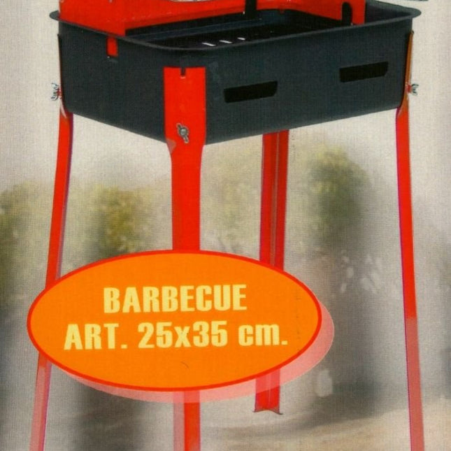 Barbecue a Carbone Rettangolare - Varie Misure per Ogni Spazio 23x35 cm D'Aluisio