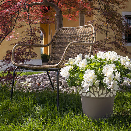 Stefanplast Vaso Opera Cloe Con Riserva D’Acqua Per Esterno E Interno In Design Elegante
