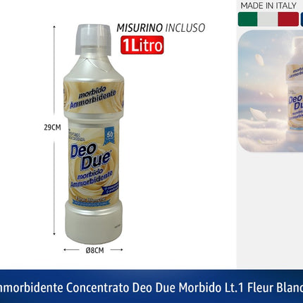 AMMORBIDENTE CONCENTRATO DEO DUE MORBIDO LT.1 FLEUR BLANC Deo Due