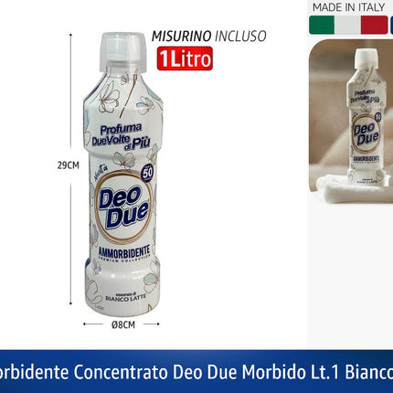 AMMORBIDENTE CONCENTRATO DEO DUE MORBIDO PREMIUM LT.1 ESSENZA DI BIANCO LATTE Deo Due