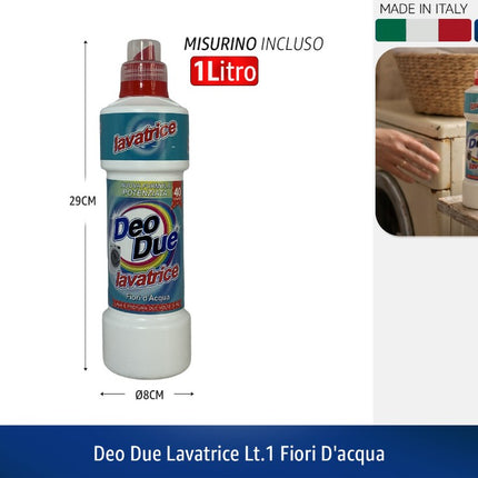 DEO DUE LAVATRICE LT.1 FIORI D'ACQUA Deo Due