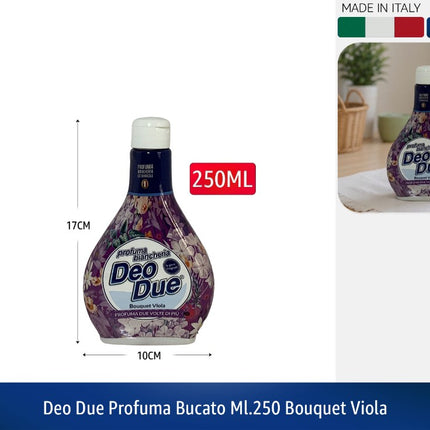 DEO DUE PROFUMA BUCATO ML.250 BOUQUET VIOLA Deo Due