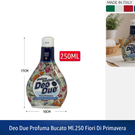 DEO DUE PROFUMA BUCATO ML.250 FIORI DI PRIMAVERA Deo Due