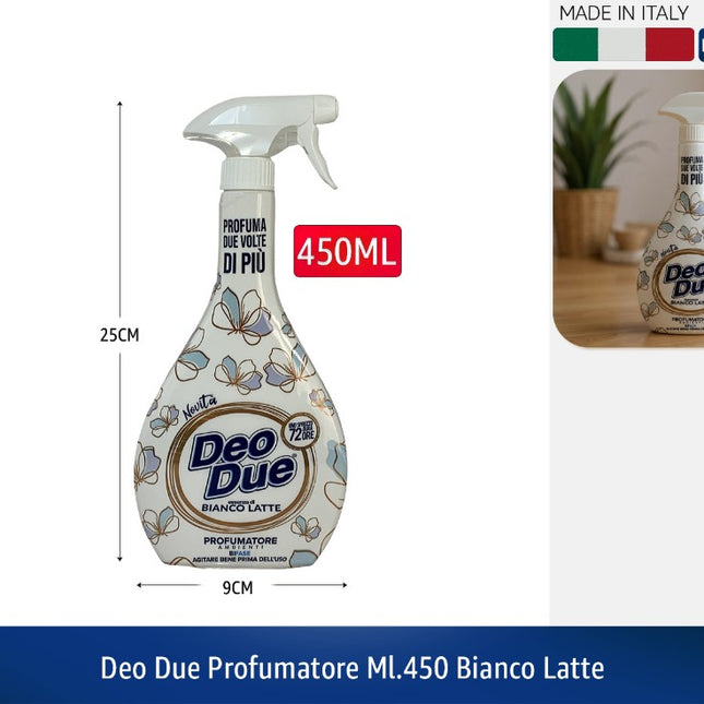 DEO DUE PROFUMATORE ML.450 BIANCO LATTE Deo Due