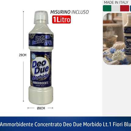 AMMORBIDENTE CONCENTRATO DEO DUE MORBIDO LT.1 FIORI BLU Deo Due