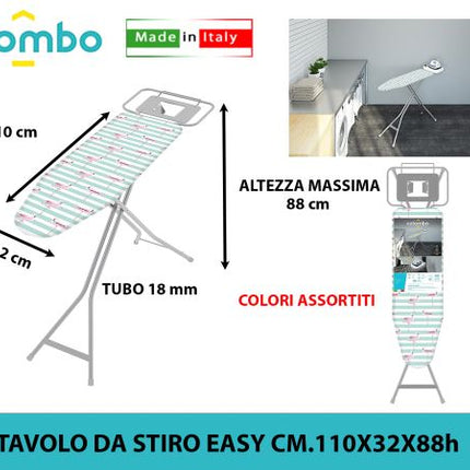 Colombo Tavolo Da Stiro Easy Cm.110X32X88H Colombo