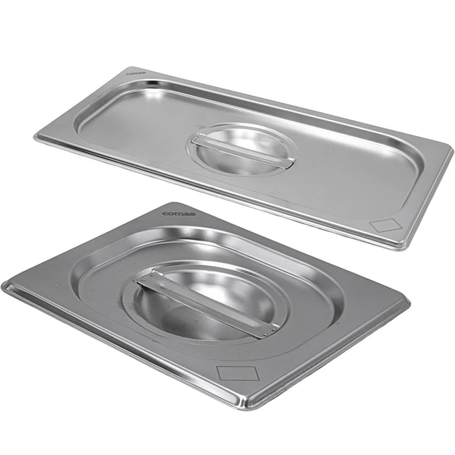 Comas Coperchio Gastronorm Gn Professionale – Vari Formati Per Cucina – Acciaio Inox Standard Gn 1/1 A 1/9