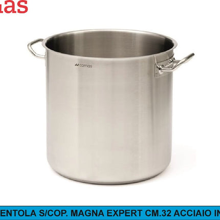 PENTOLA S/COP. MAGNA EXPERT CM.32 ACCIAIO INOX Comas