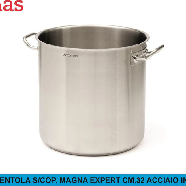 PENTOLA S/COP. MAGNA EXPERT CM.32 ACCIAIO INOX Comas