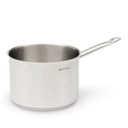 Casseruola Alta Senza Coperchio Magna Expert, Acciaio Inossidabile, Pentola Professionale con Manici Comas