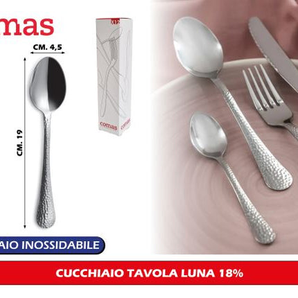 Comas Luna: Posate In Acciaio Inox 18% Dall'Eleganza Essenziale Per Ogni Tavola