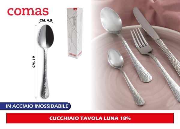 Comas Luna: Posate In Acciaio Inox 18% Dall'Eleganza Essenziale Per Ogni Tavola