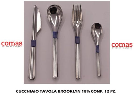 Cucchiaio Tavola Brooklyn 18% Conf. 12 Pz.-18425734083355