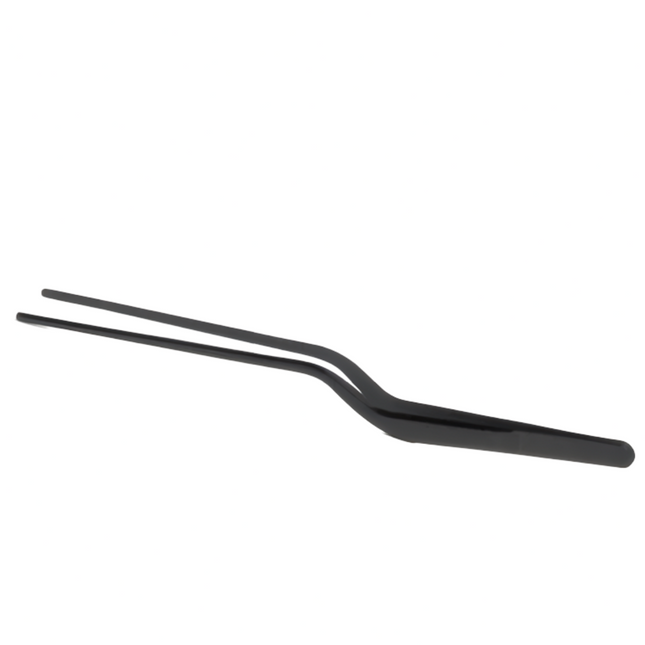 Comas Pinza Chef Curva 21 Cm Nera Acciaio Inox