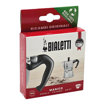 Bialetti Manico Moka Per 3-4 Tazze E 6 Tazze, Manico Per Caffettiera Moka Classica