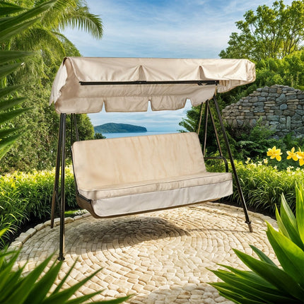 Cuscino per Dondolo con Tettuccio, design confortevole e resistente per esterni Gemitex