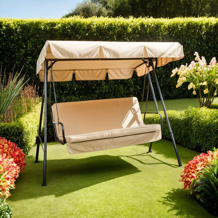 Cuscino per Dondolo con Tettuccio, design confortevole e resistente per esterni Gemitex