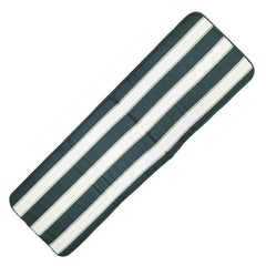Cuscino per Sdraio Capri da Esterno a Righe Bianco/Verde 49x154cm