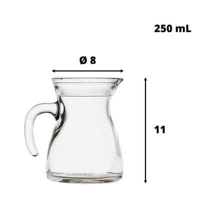 Caraffa in Vetro Cerve in Diverse Capacità per Uso Quotidiano e Servizio Tavola