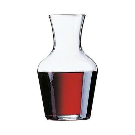Carafon Vino Bottiglia in Vetro Trasparente per Ristorante in Diverse Capacità